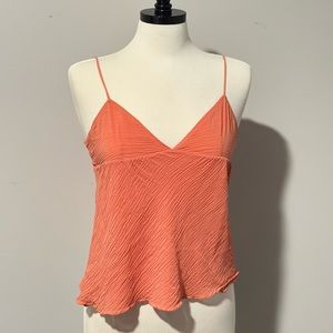 Theory Orange Tank Top. Size Small